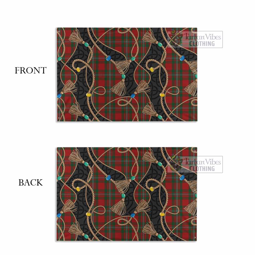 MacGregor (McGregor) Scottish Tartan Twisted Ropes Stylized House Flag - Tartan Vibes Clothing