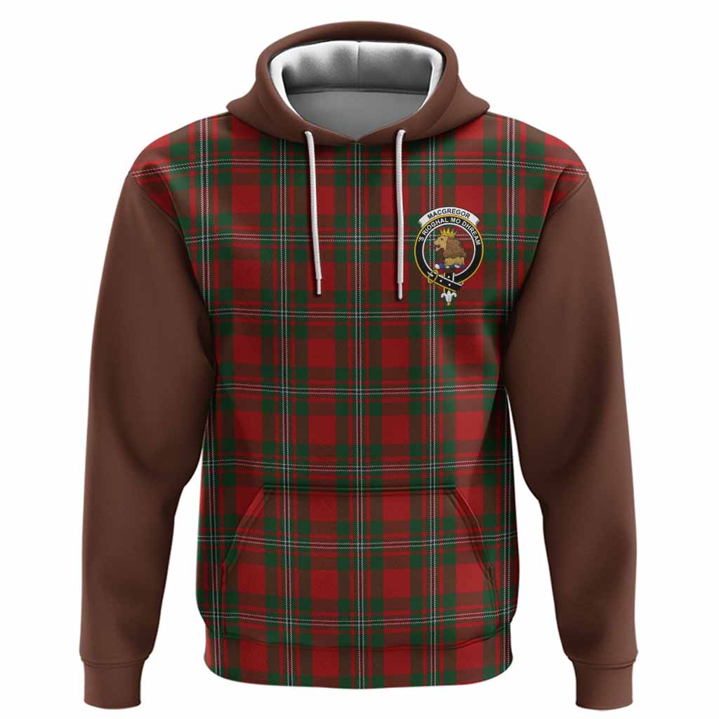 MacGregor (McGregor) Tartan Accent Hoodie with Family Crest