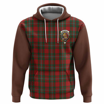 MacGregor (McGregor) Tartan Accent Hoodie with Family Crest