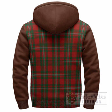 MacGregor (McGregor) Tartan Accent Sherpa Hoodie with Family Crest
