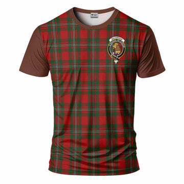 MacGregor (McGregor) Tartan Accent T-Shirt with Family Crest