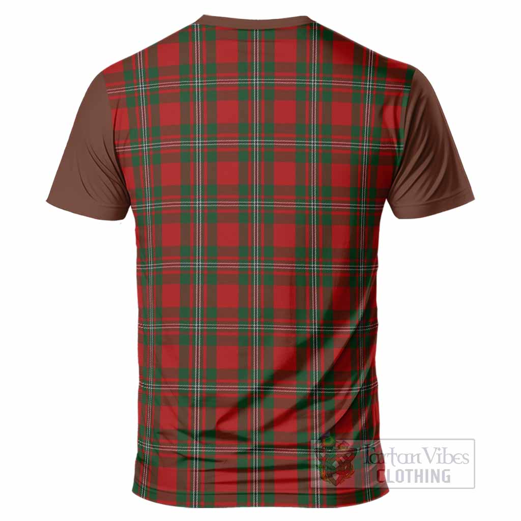 MacGregor (McGregor) Tartan Accent T-Shirt with Family Crest
