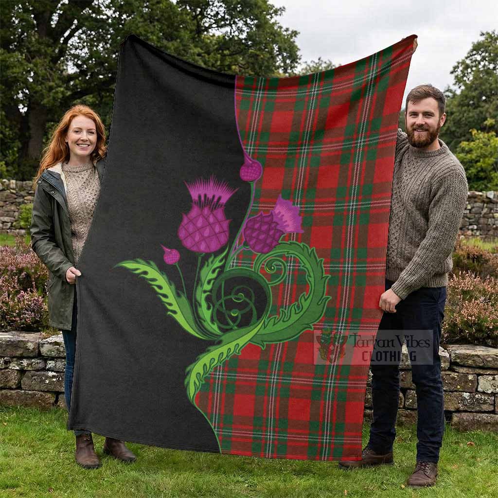 MacGregor (McGregor) Tartan Blanket Traditional Scottish Thistle - Tartan Vibes Clothing