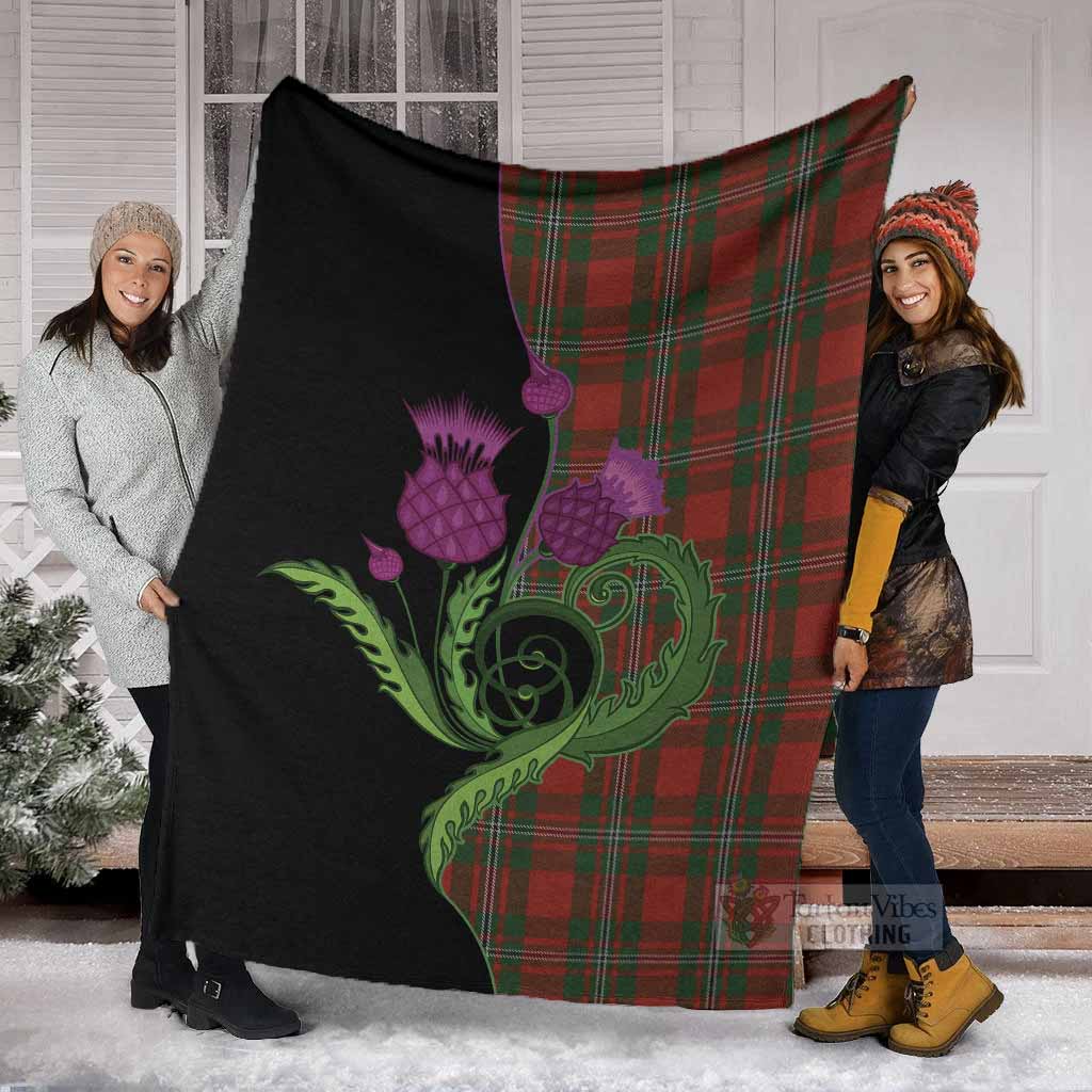 MacGregor (McGregor) Tartan Blanket Traditional Scottish Thistle - Tartan Vibes Clothing