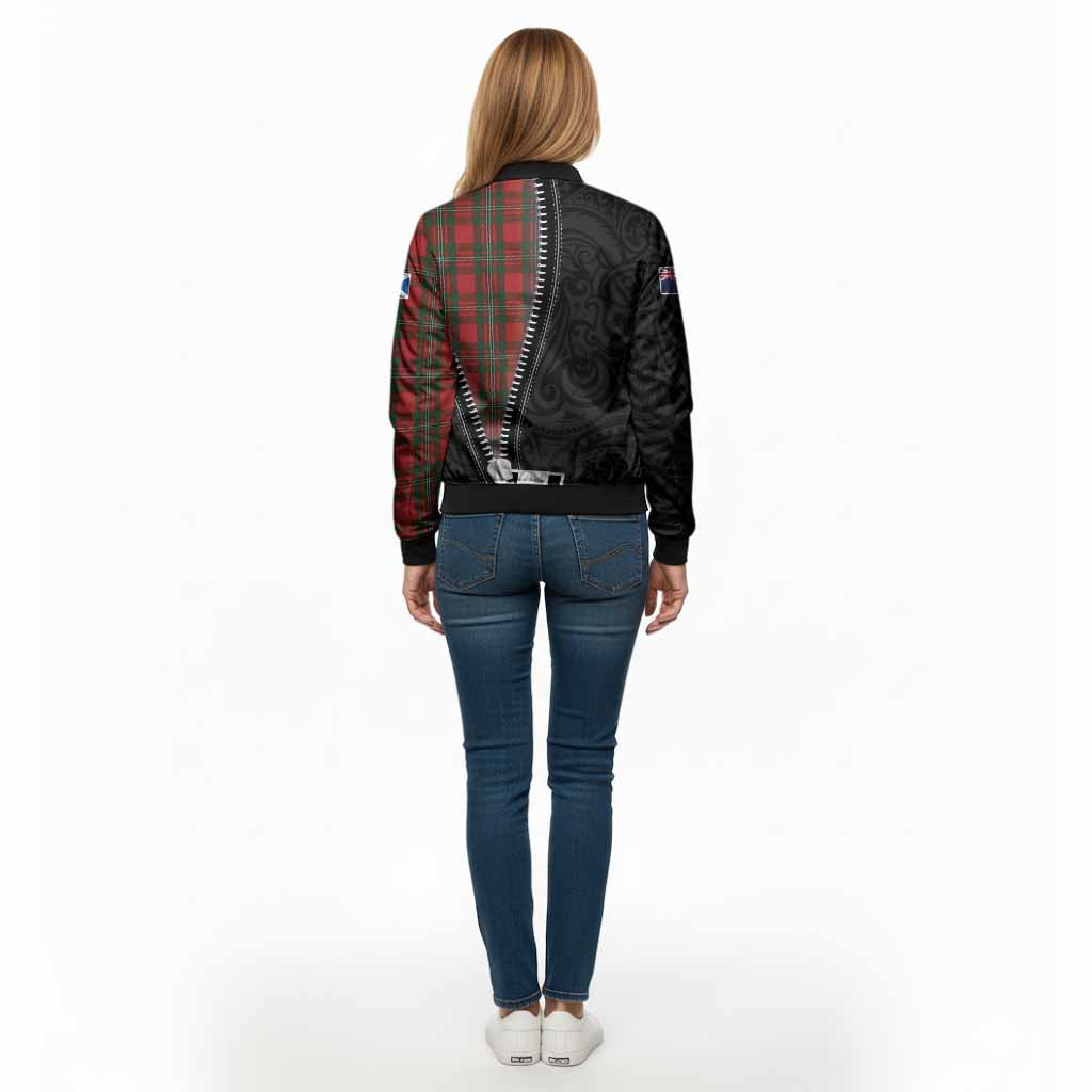 MacGregor (McGregor) Tartan Bomber Jacket New Zealand Pattern Unique Zipper Stylized