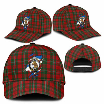 MacGregor (McGregor) Tartan Classic Cap with Family Crest In Me Style