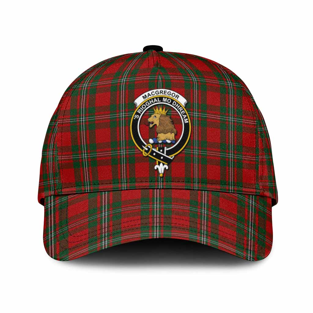 MacGregor (McGregor) Tartan Classic Cap with Family Crest