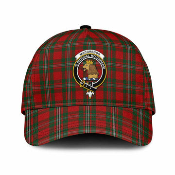 MacGregor (McGregor) Tartan Classic Cap with Family Crest