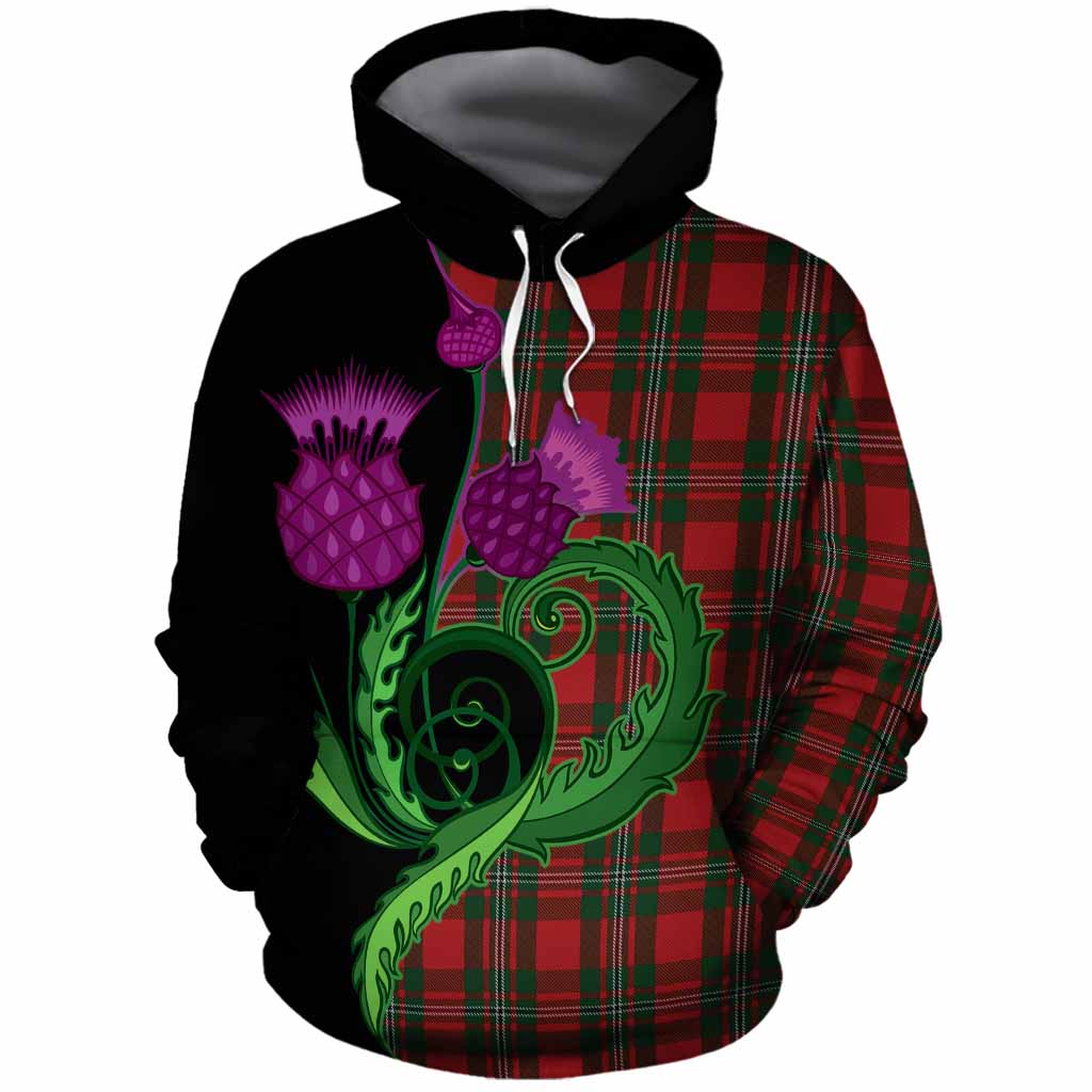 MacGregor (McGregor) Tartan Cotton Hoodie Traditional Scottish Thistle