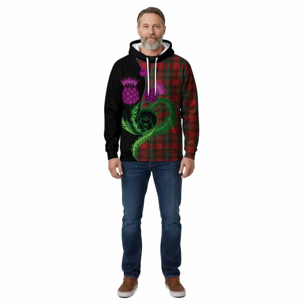 MacGregor (McGregor) Tartan Cotton Hoodie Traditional Scottish Thistle