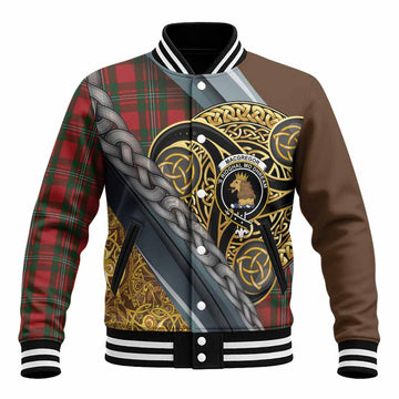 MacGregor (McGregor) Tartan Crest Baseball Jacket Scottish Triskele Celtic