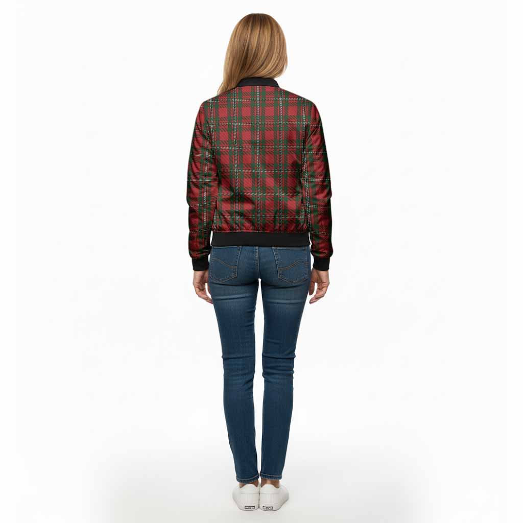 MacGregor (McGregor) Tartan Crest Bomber Jacket Ferocious Lion Style - Tartan Vibes Clothing