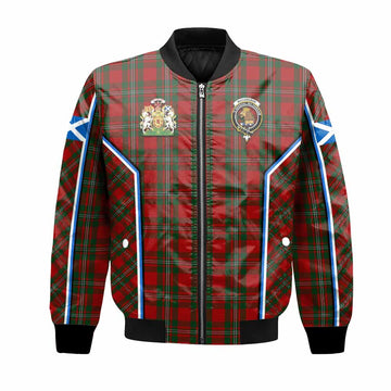 MacGregor (McGregor) Tartan Crest Bomber Jacket Scotland Coat of Arm Flag Style