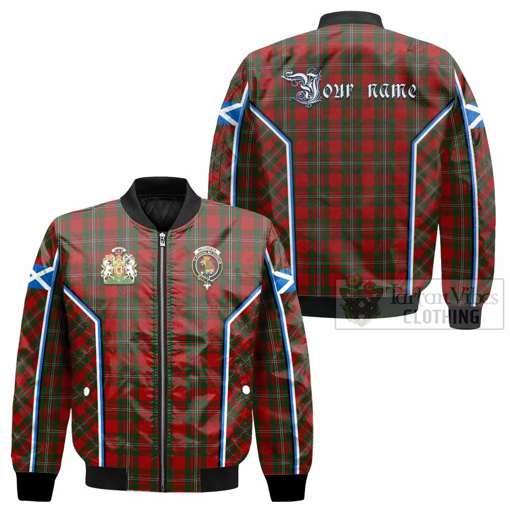 MacGregor (McGregor) Tartan Crest Bomber Jacket Scotland Coat of Arm Flag Style - Tartan Vibes Clothing