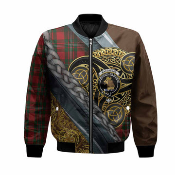 MacGregor (McGregor) Tartan Crest Bomber Jacket Scottish Triskele Celtic