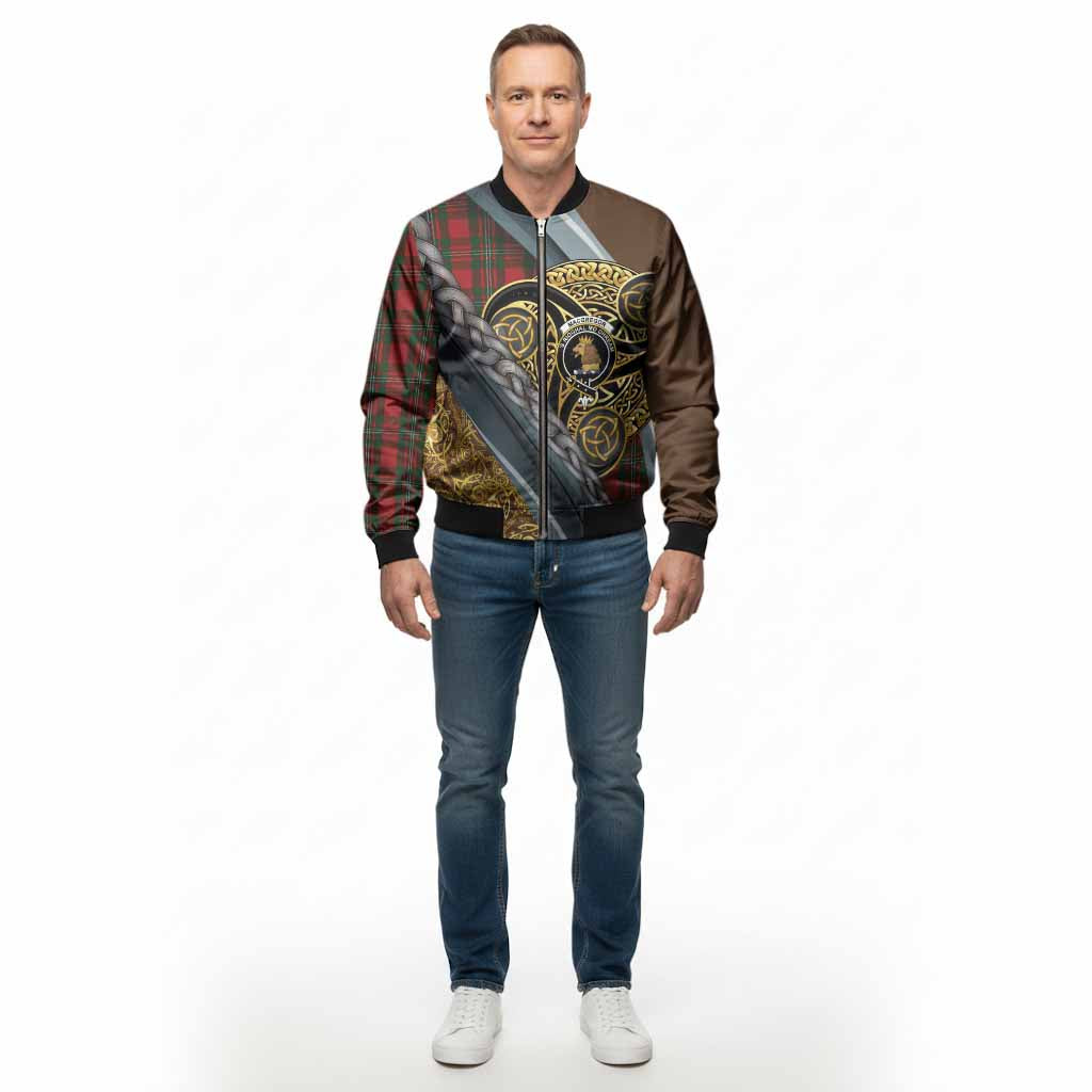MacGregor (McGregor) Tartan Crest Bomber Jacket Scottish Triskele Celtic - Tartan Vibes Clothing