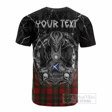 MacGregor (McGregor) Tartan Crest Cotton T-shirt Celtic Odin's Raven Legacy