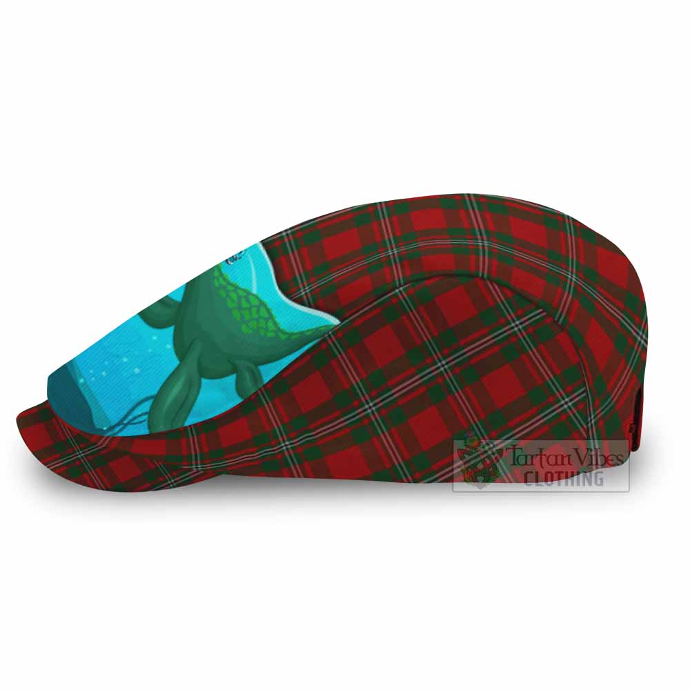 MacGregor (McGregor) Tartan Crest Flat Cap, Jeff Cap Nessie Under Water