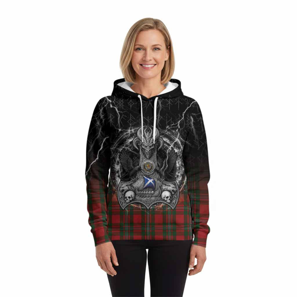 MacGregor (McGregor) Tartan Crest Hoodie Celtic Odin's Raven Legacy