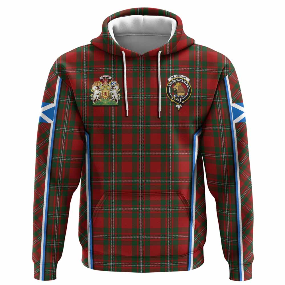 MacGregor (McGregor) Tartan Crest Hoodie Scotland Coat of Arm Flag Style - Tartan Vibes Clothing