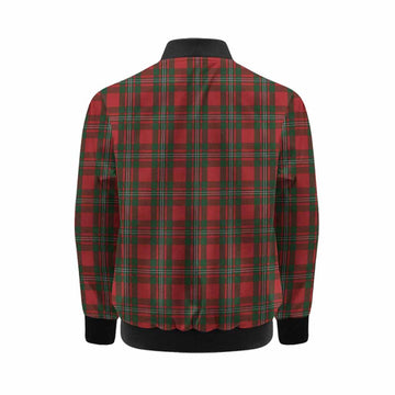 MacGregor (McGregor) Tartan Crest Kid Bomber Jacket Ferocious Lion Style