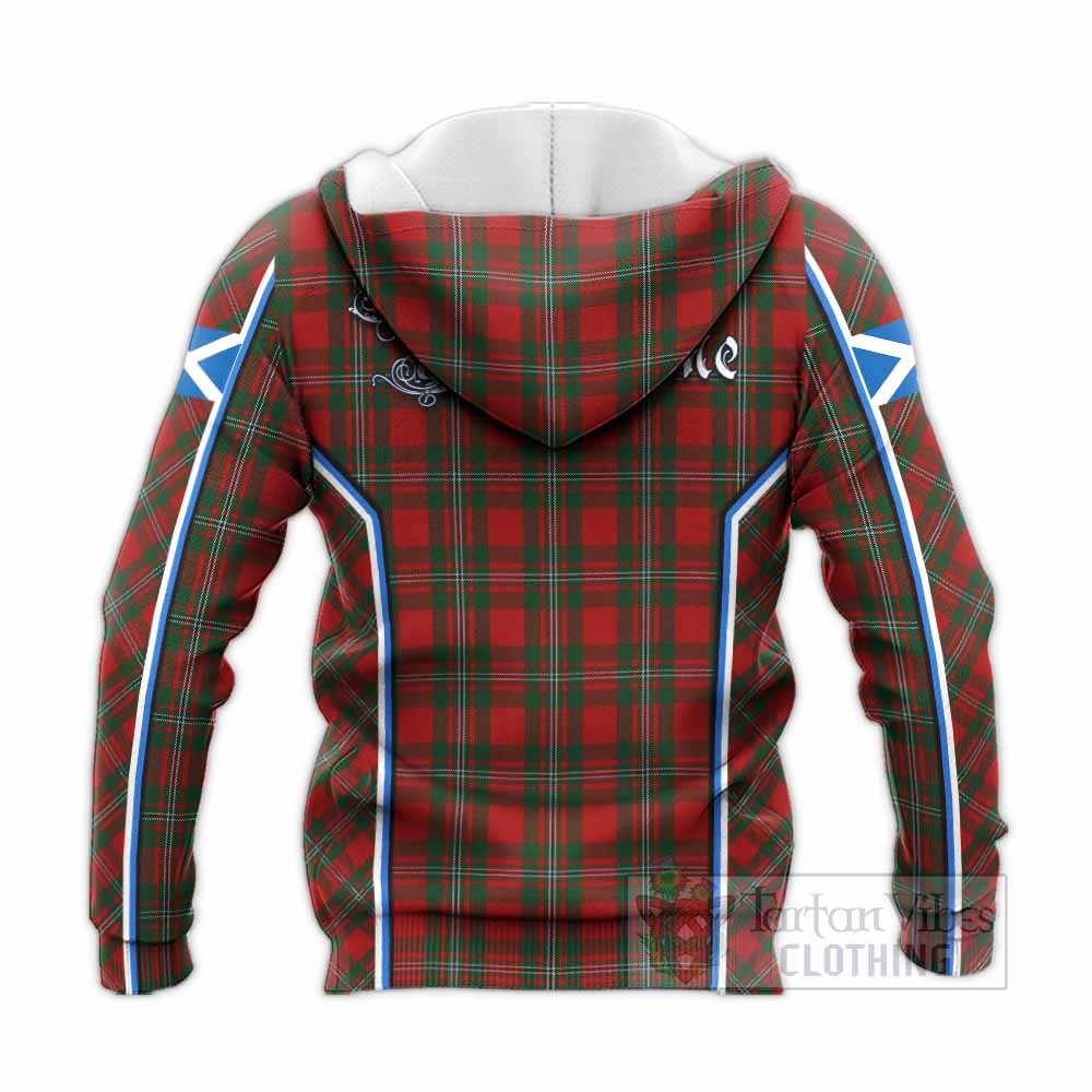 MacGregor (McGregor) Tartan Crest Knitted Hoodie Scotland Coat of Arm Flag Style - Tartan Vibes Clothing