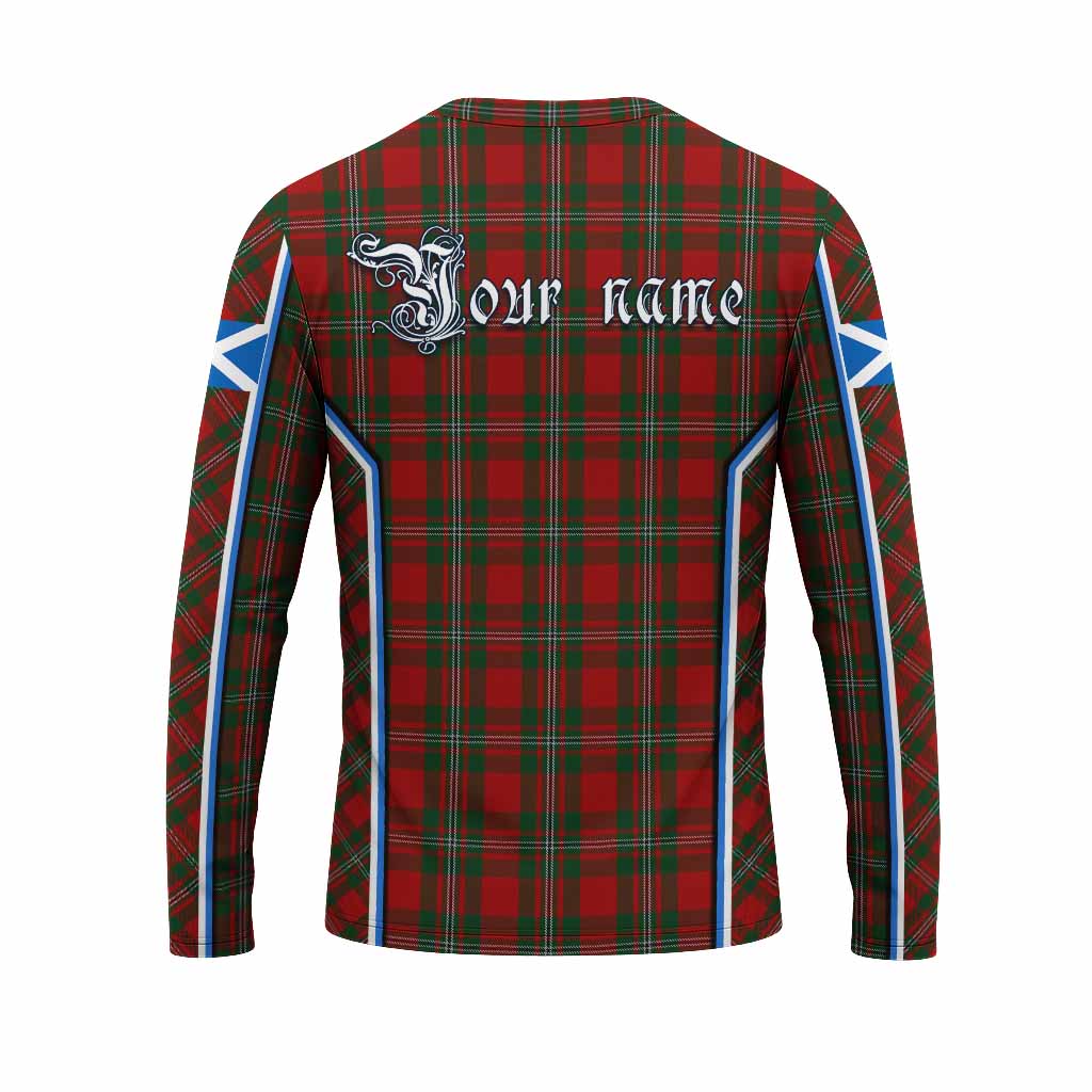MacGregor (McGregor) Tartan Crest Long Sleeve T-Shirt Scotland Coat of Arm Flag Style - Tartan Vibes Clothing
