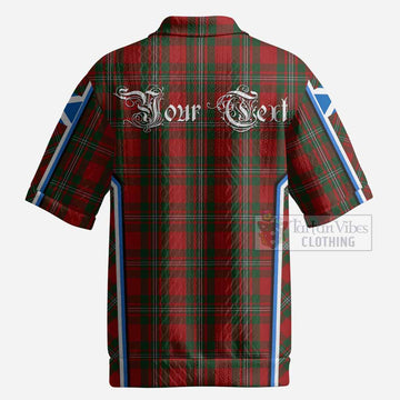 MacGregor (McGregor) Tartan Crest Men’s Polo Sweater Top Scotland Coat of Arm Flag Style