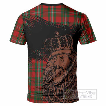 MacGregor (McGregor) Tartan Crest T-Shirt Crowned Lion Heritage Style