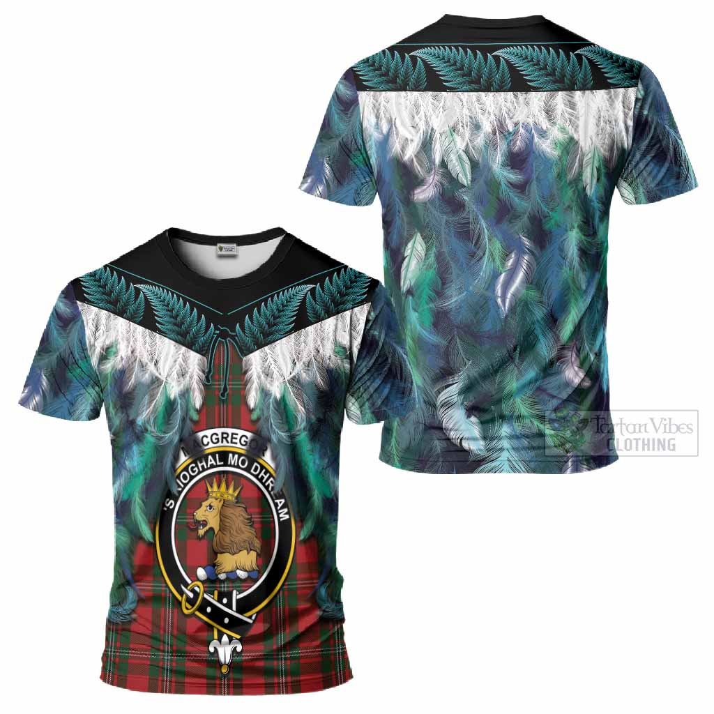 MacGregor (McGregor) Tartan Crest T-Shirt New Zealand Maori Korowai Cloak