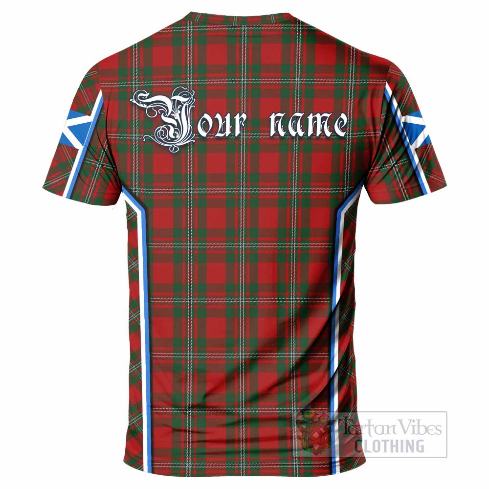 MacGregor (McGregor) Tartan Crest T-shirt Scotland Coat of Arm Flag Style - Tartan Vibes Clothing