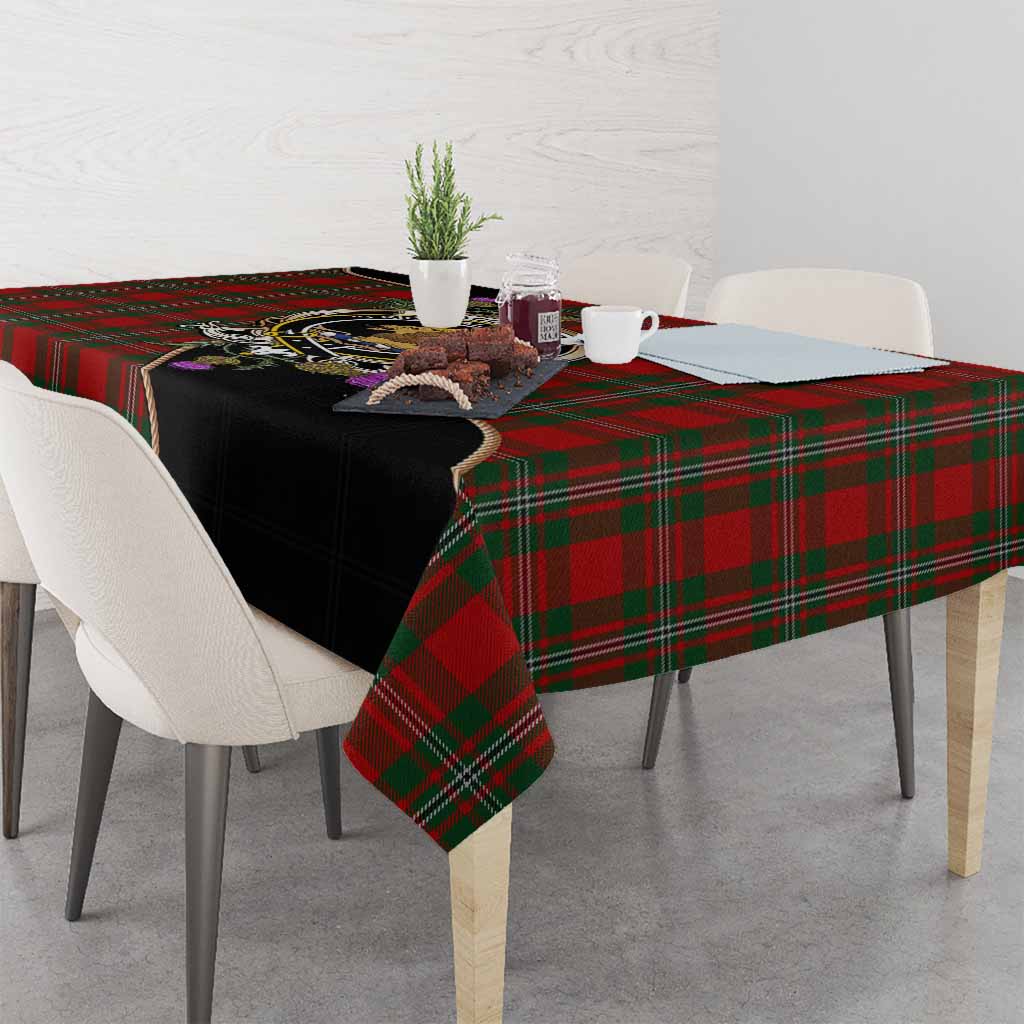 MacGregor (McGregor) Tartan Crest Tablecloth Scottish Thistle Spirit - Tartan Vibes Clothing