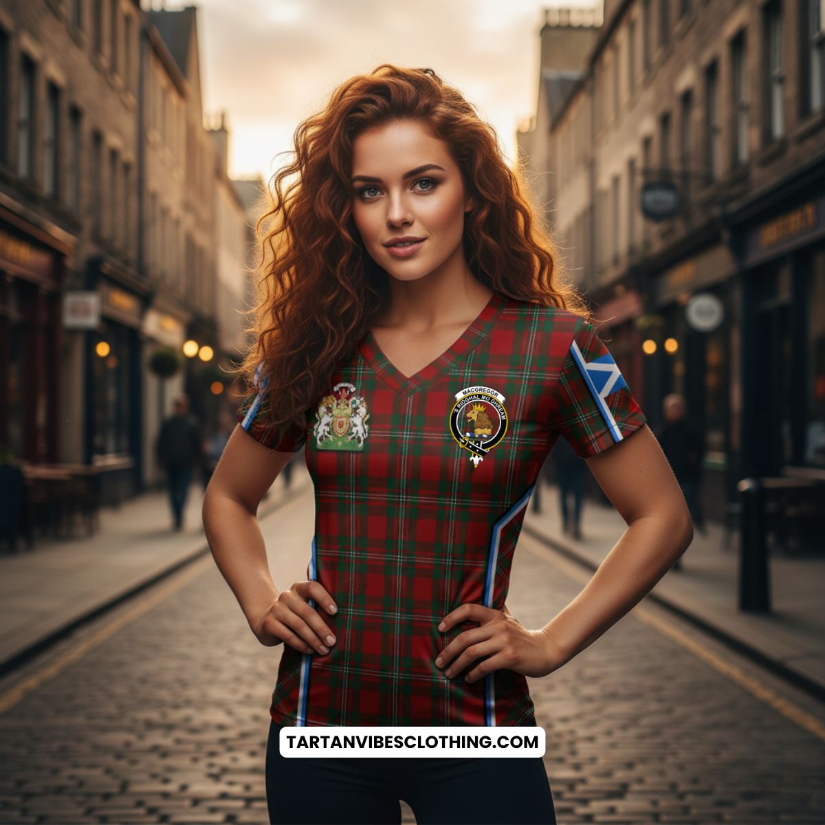 MacGregor (McGregor) Clan Crest Highland Game T Shirt Strength With Purpose Style