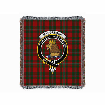 MacGregor (McGregor) Tartan Crest Woven Blanket M 51 x 60 inches 130 x 150cm - Tartan Vibes Clothing