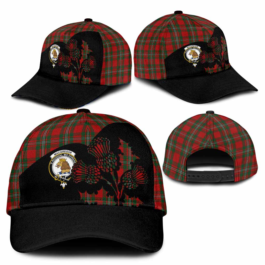 MacGregor (McGregor) Tartan Family Crest Classic Cap Scotland Thistle Floral Flag Style