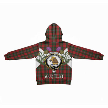 MacGregor (McGregor) Tartan Family Crest Kid Hoodie Scottish Burns Night Thistle Floral