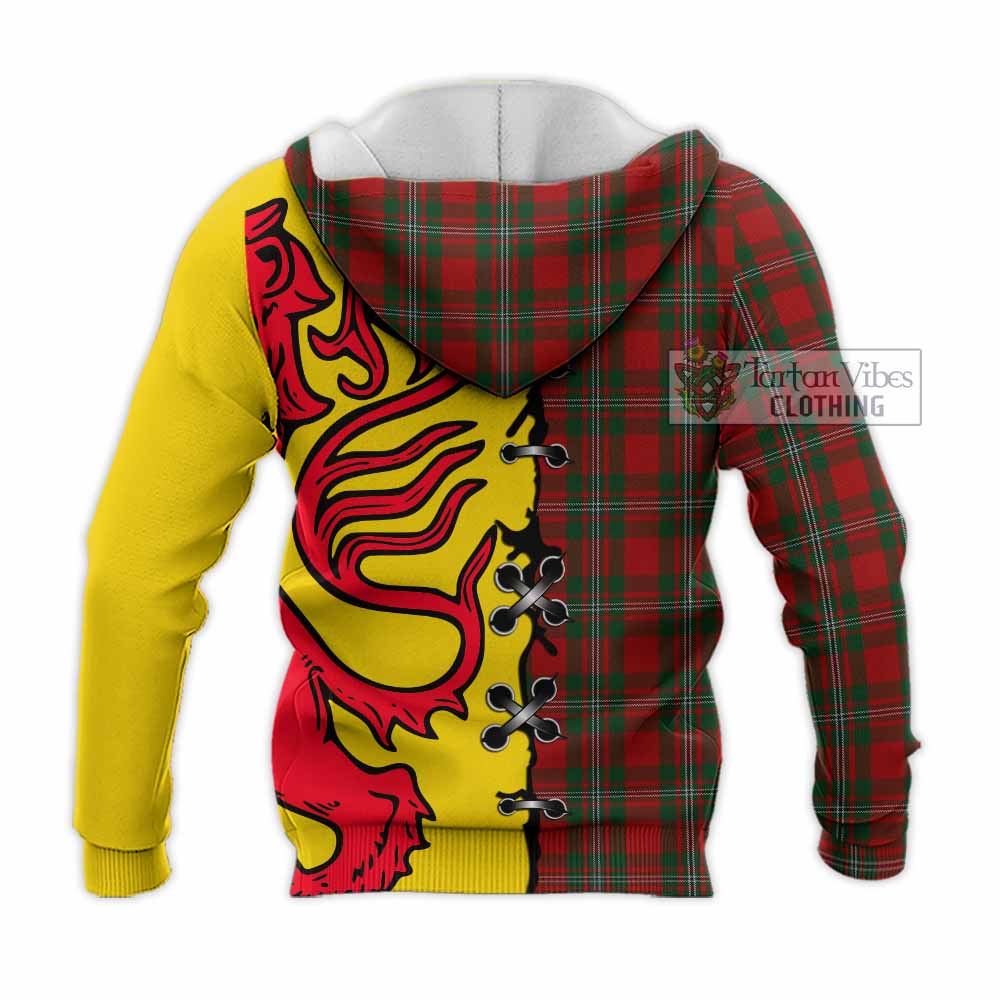 MacGregor (McGregor) Tartan Family Crest Knitted Hoodie Lion Rampant Honor - Tartan Vibes Clothing