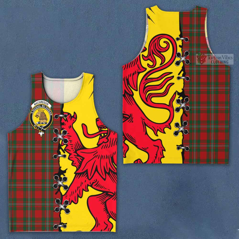 MacGregor (McGregor) Tartan Family Crest Men Tank Top Lion Rampant Honor - Tartan Vibes Clothing