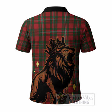 MacGregor (McGregor) Tartan Family Crest Polo Shirt Crowned Lion Roaring