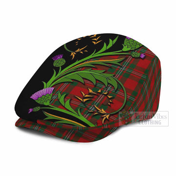 MacGregor (McGregor) Tartan Flat Cap, Jeff Cap Scottish Thistle Pride Heritage Art