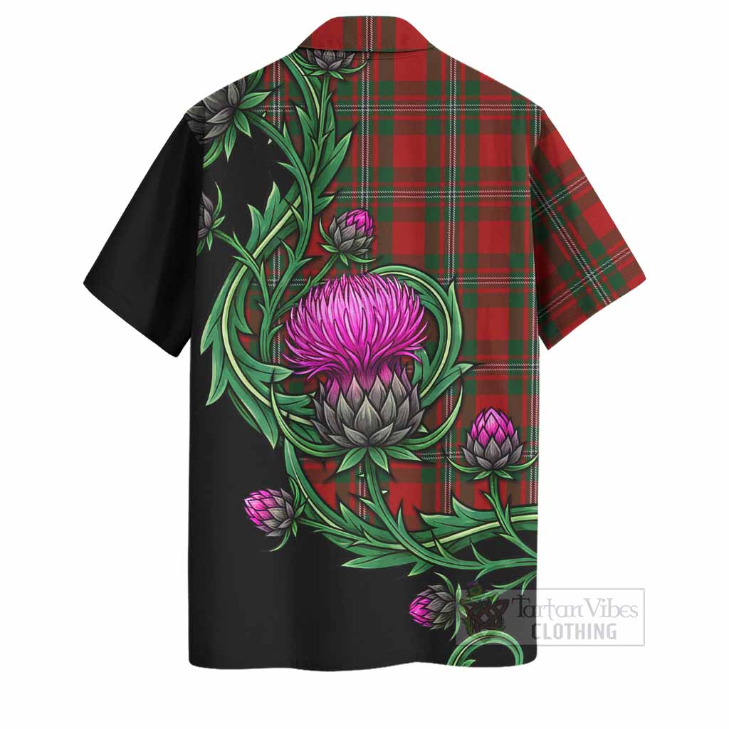 MacGregor (McGregor) Tartan Hawaiian Shirt Resilient Scottish Thistle - Tartan Vibes Clothing