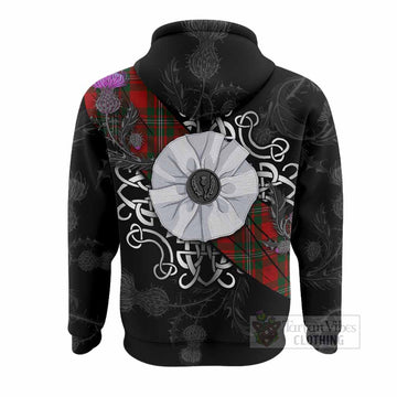MacGregor (McGregor) Tartan Hoodie Jacobite White Rose - Tartan Vibes Clothing