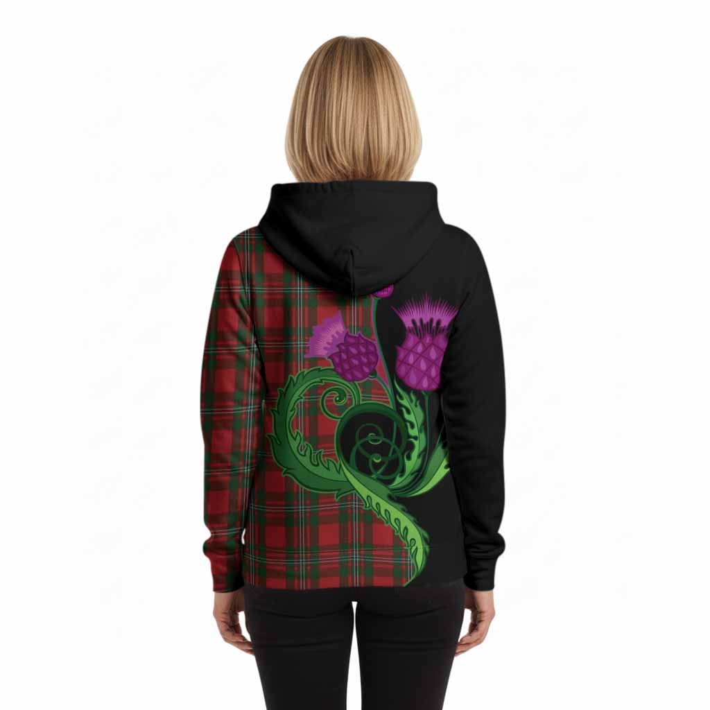 MacGregor (McGregor) Tartan Hoodie Traditional Scottish Thistle