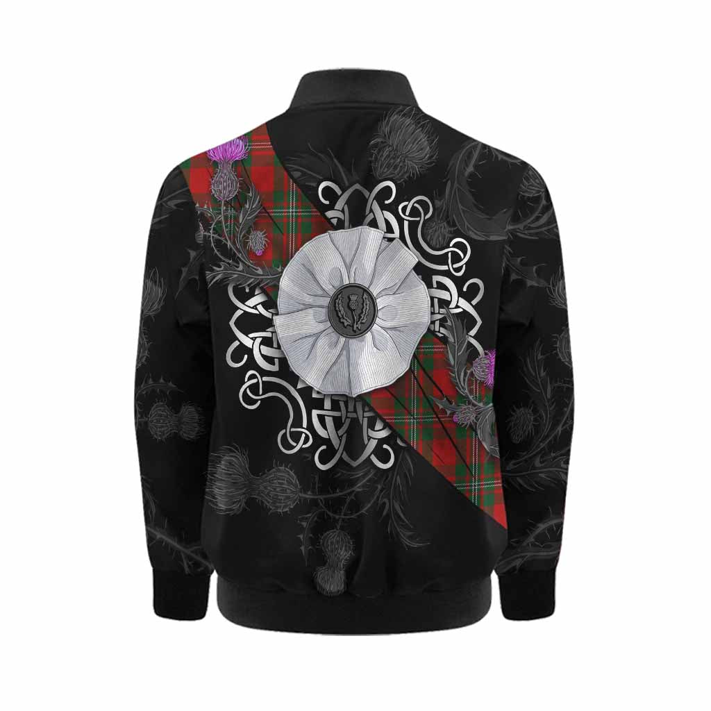 MacGregor (McGregor) Tartan Kid Bomber Jacket Jacobite White Rose Kid - Tartan Vibes Clothing