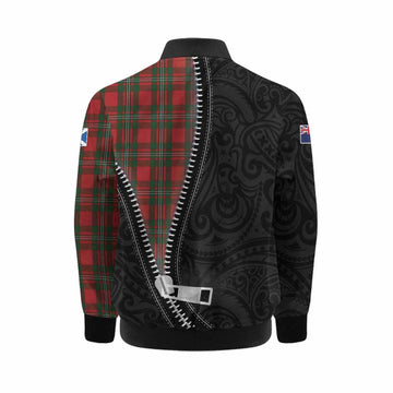 MacGregor (McGregor) Tartan Kid Bomber Jacket New Zealand Pattern Unique Zipper Stylized