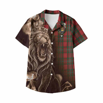 MacGregor (McGregor) Tartan Kid Hawaiian Shirt Roaring Lion Heritage