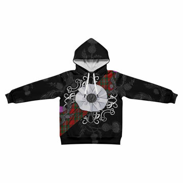 MacGregor (McGregor) Tartan Kid Hoodie Jacobite White Rose Hoodie - Tartan Vibes Clothing