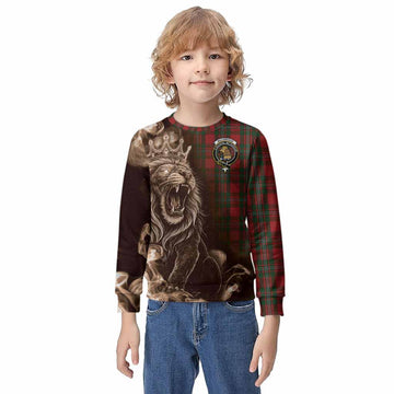 MacGregor (McGregor) Tartan Kid Knitted Sweatshirt Roaring Lion Heritage
