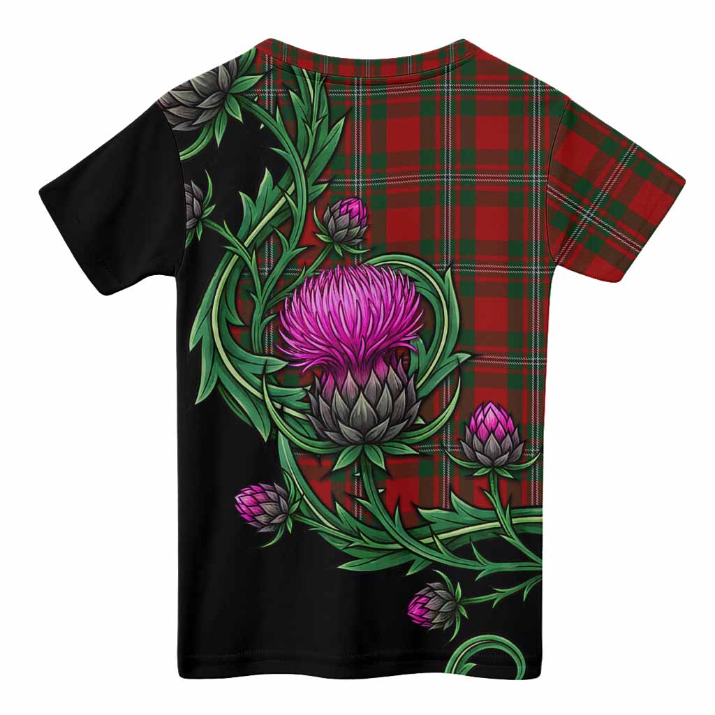 MacGregor (McGregor) Tartan Kid T-shirt Resilient Scottish Thistle - Tartan Vibes Clothing