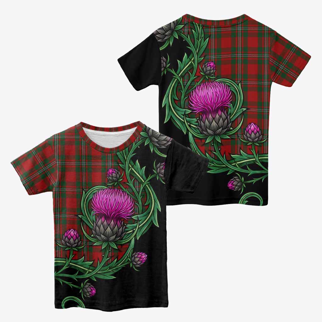 MacGregor (McGregor) Tartan Kid T-shirt Resilient Scottish Thistle - Tartan Vibes Clothing